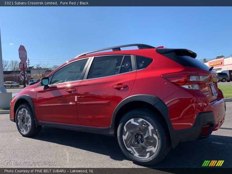 Pure Red / Black 2021 Subaru Crosstrek Limited