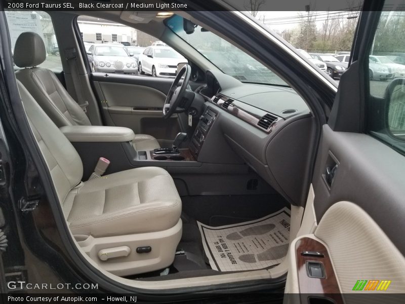 Black Clearcoat / Medium Light Stone 2008 Ford Taurus SEL