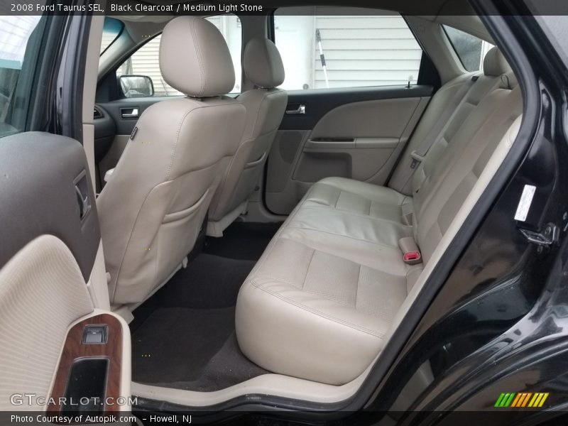 Black Clearcoat / Medium Light Stone 2008 Ford Taurus SEL