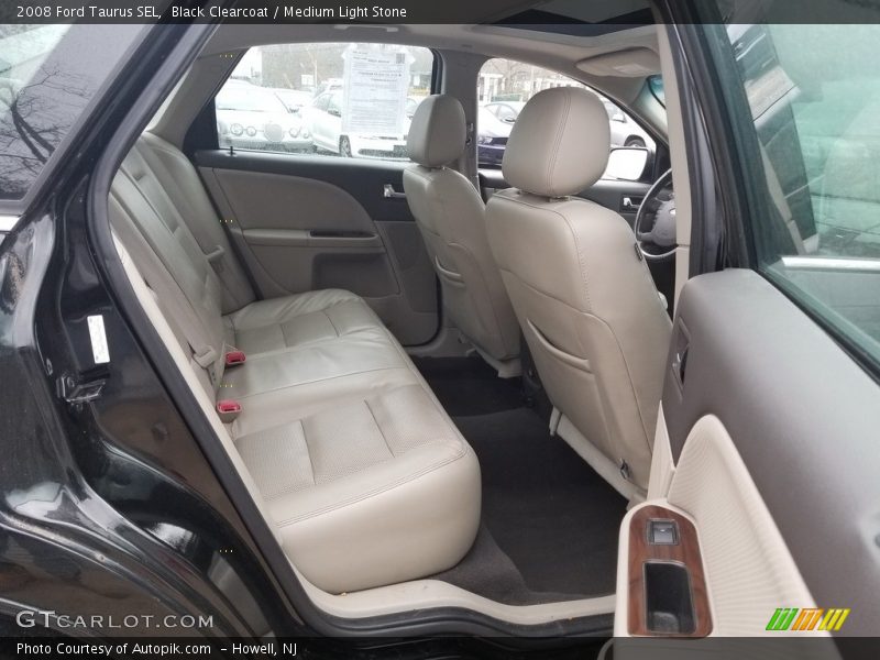 Black Clearcoat / Medium Light Stone 2008 Ford Taurus SEL