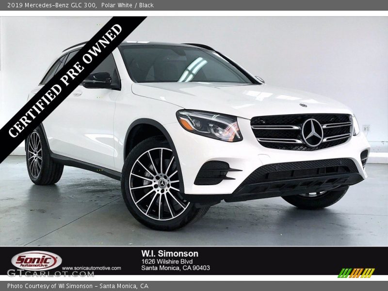 Polar White / Black 2019 Mercedes-Benz GLC 300