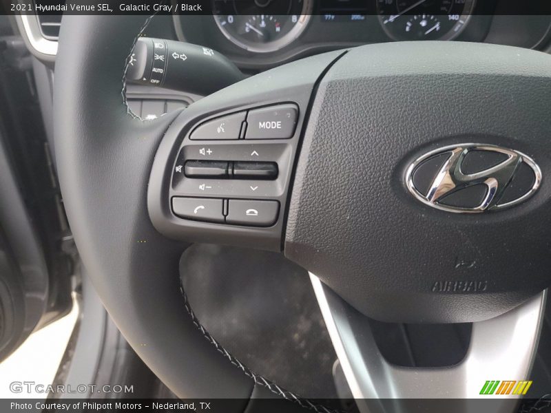 Galactic Gray / Black 2021 Hyundai Venue SEL