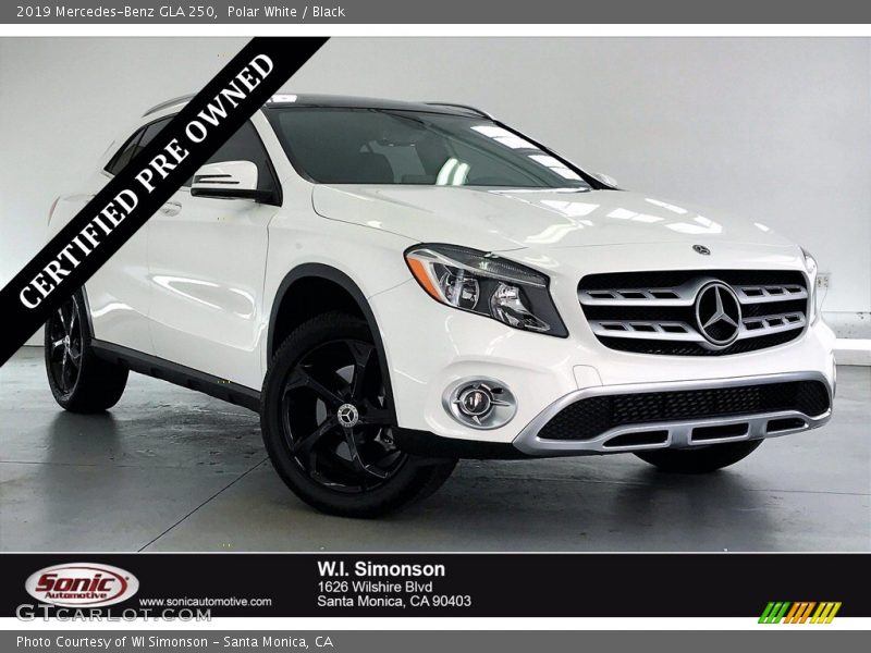 Polar White / Black 2019 Mercedes-Benz GLA 250