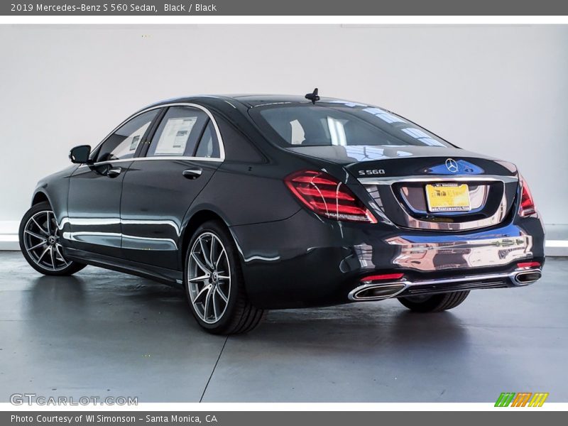 Black / Black 2019 Mercedes-Benz S 560 Sedan