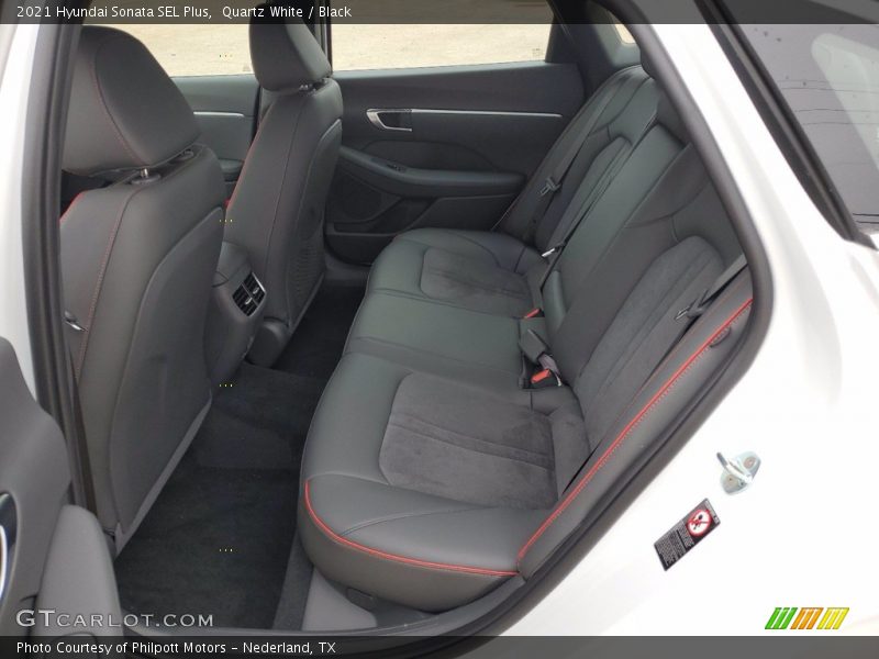 Quartz White / Black 2021 Hyundai Sonata SEL Plus