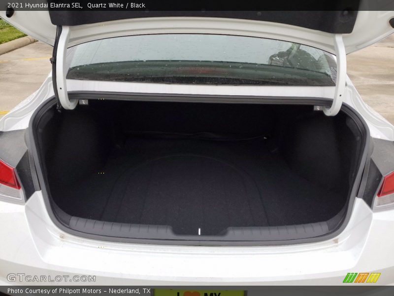 Quartz White / Black 2021 Hyundai Elantra SEL