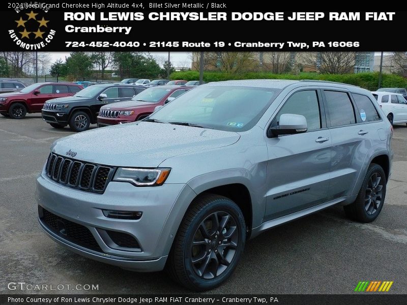 Billet Silver Metallic / Black 2021 Jeep Grand Cherokee High Altitude 4x4