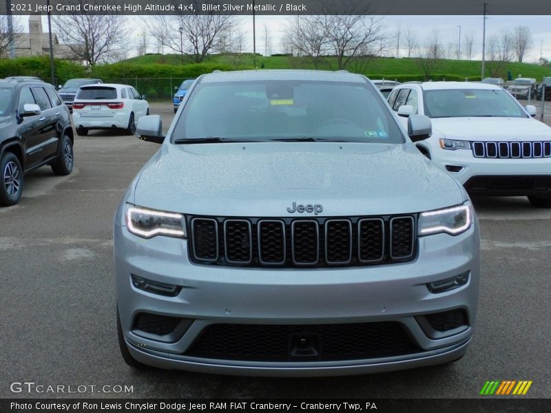 Billet Silver Metallic / Black 2021 Jeep Grand Cherokee High Altitude 4x4