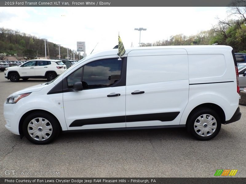 Frozen White / Ebony 2019 Ford Transit Connect XLT Van