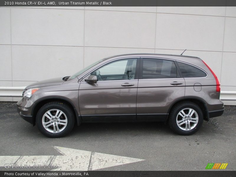 Urban Titanium Metallic / Black 2010 Honda CR-V EX-L AWD