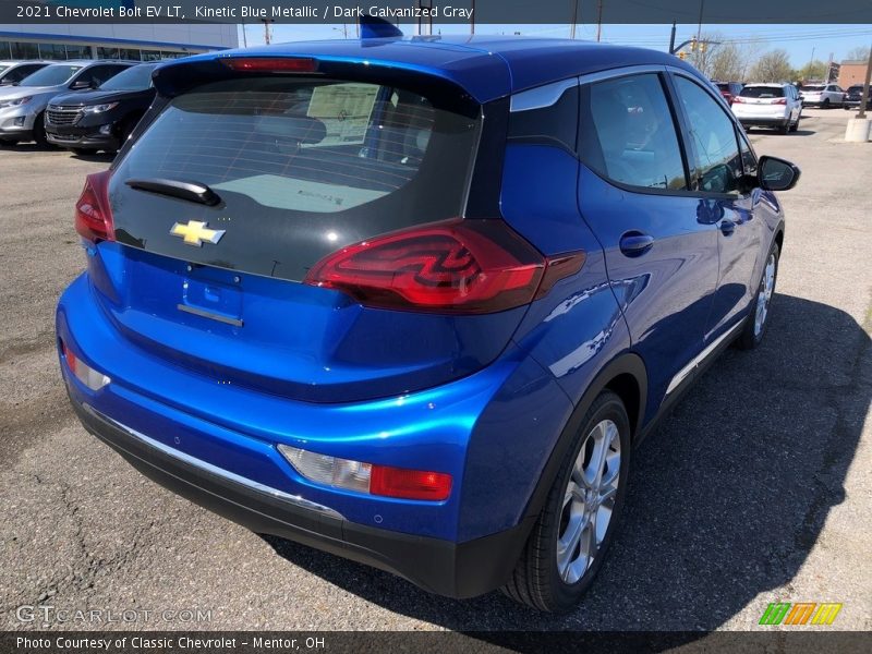 Kinetic Blue Metallic / Dark Galvanized Gray 2021 Chevrolet Bolt EV LT