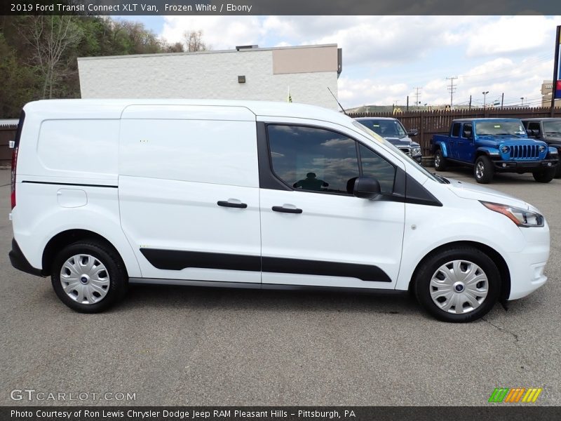 Frozen White / Ebony 2019 Ford Transit Connect XLT Van