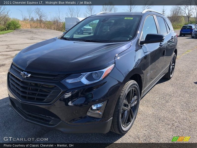 Midnight Blue Metallic / Jet Black 2021 Chevrolet Equinox LT