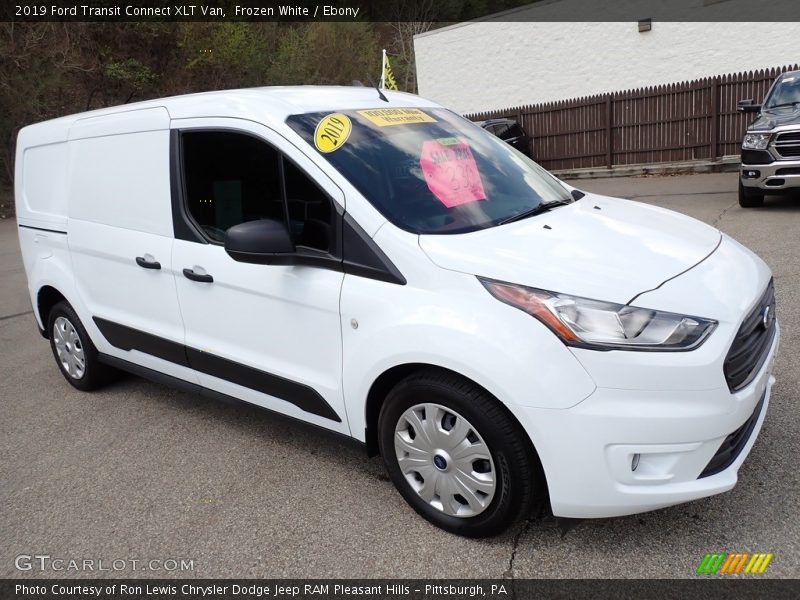 Frozen White / Ebony 2019 Ford Transit Connect XLT Van