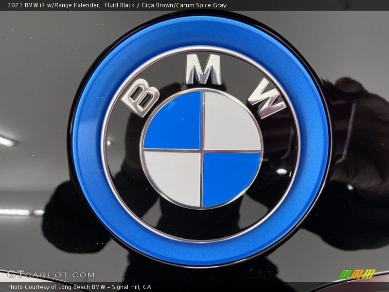 Fluid Black / Giga Brown/Carum Spice Gray 2021 BMW i3 w/Range Extender