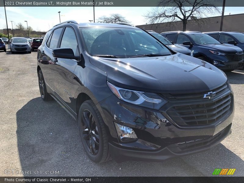 Midnight Blue Metallic / Jet Black 2021 Chevrolet Equinox LT