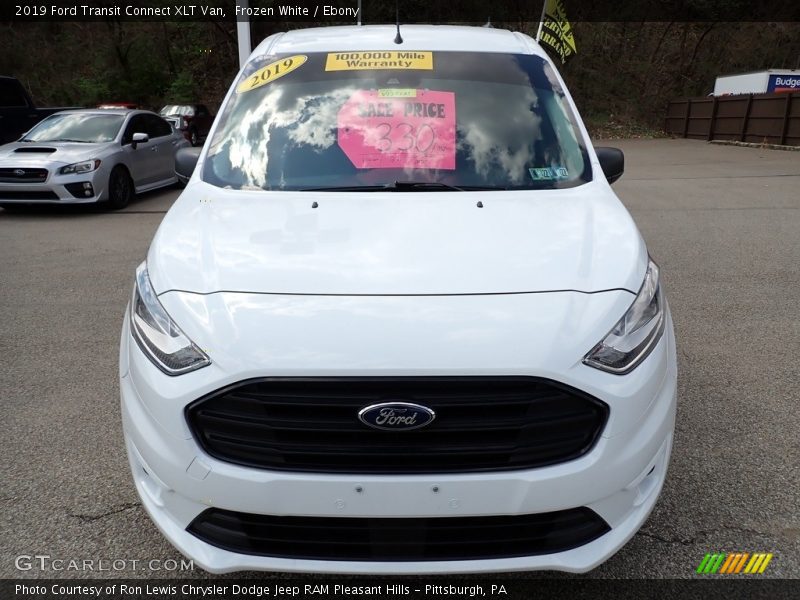 Frozen White / Ebony 2019 Ford Transit Connect XLT Van