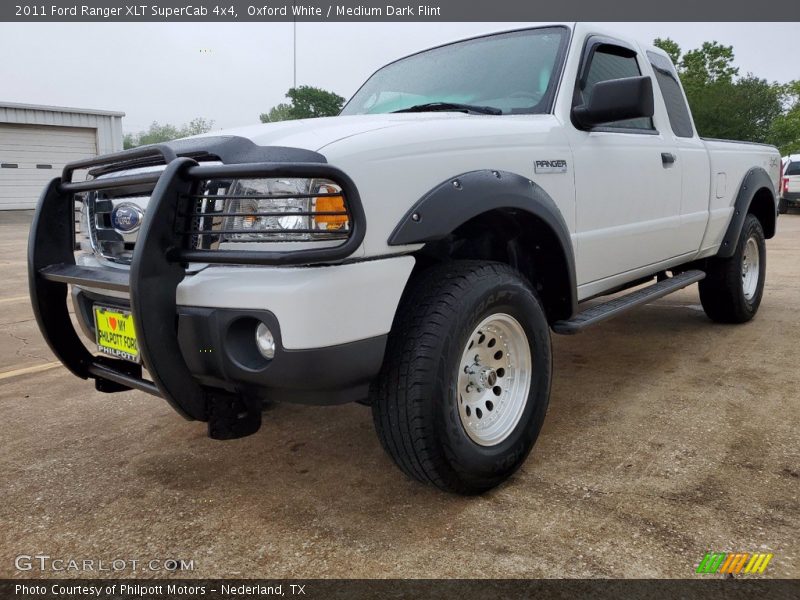 Oxford White / Medium Dark Flint 2011 Ford Ranger XLT SuperCab 4x4