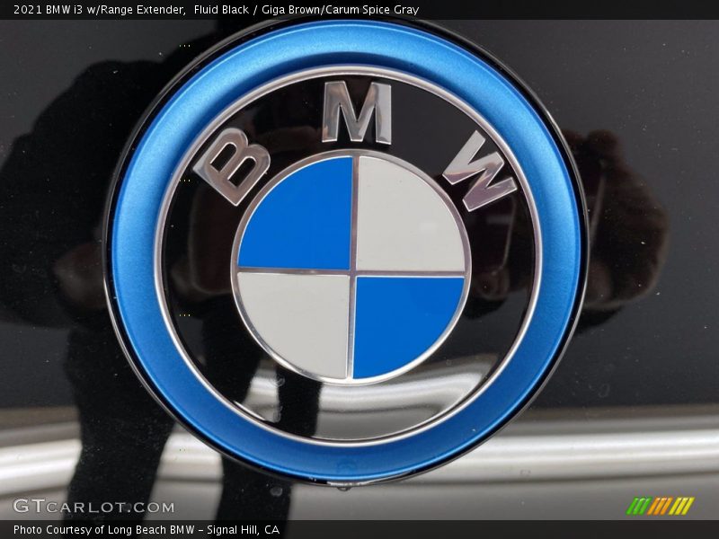 Fluid Black / Giga Brown/Carum Spice Gray 2021 BMW i3 w/Range Extender
