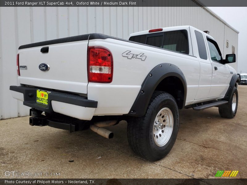 Oxford White / Medium Dark Flint 2011 Ford Ranger XLT SuperCab 4x4