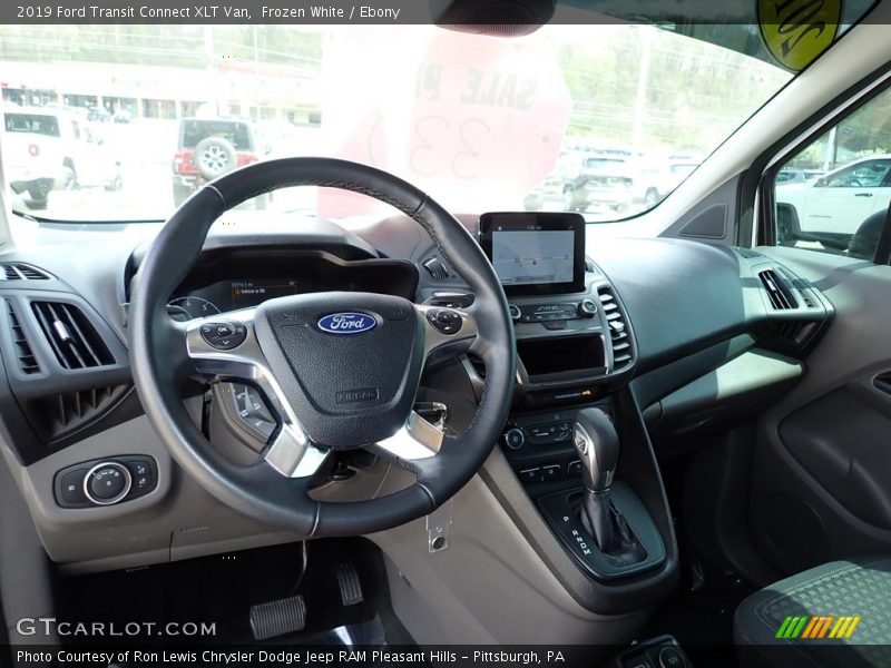 Frozen White / Ebony 2019 Ford Transit Connect XLT Van