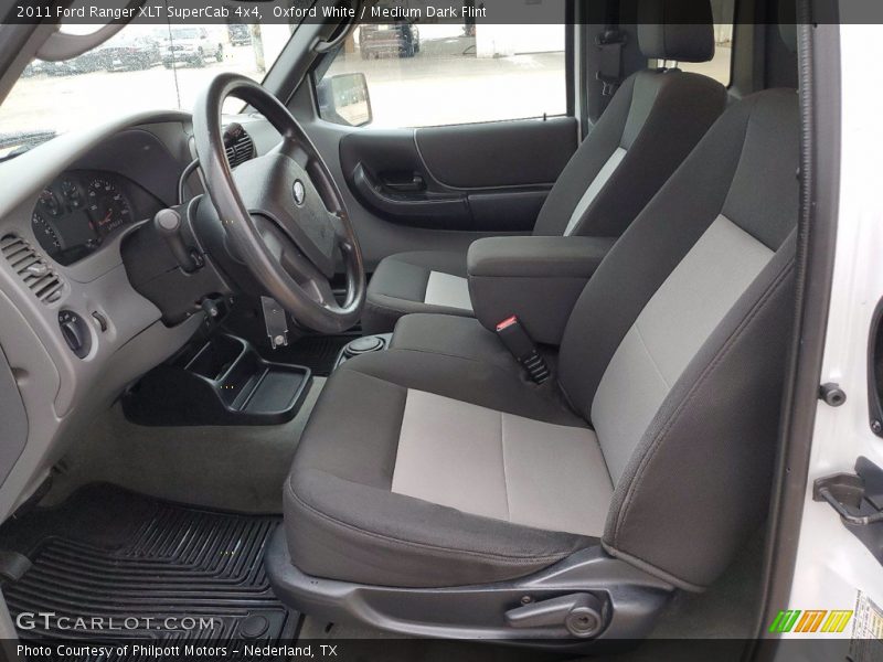 Oxford White / Medium Dark Flint 2011 Ford Ranger XLT SuperCab 4x4
