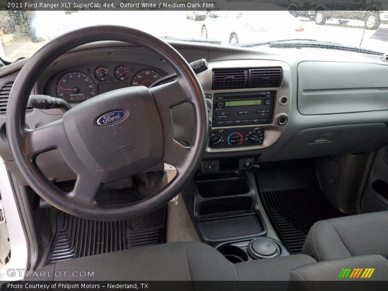 Oxford White / Medium Dark Flint 2011 Ford Ranger XLT SuperCab 4x4