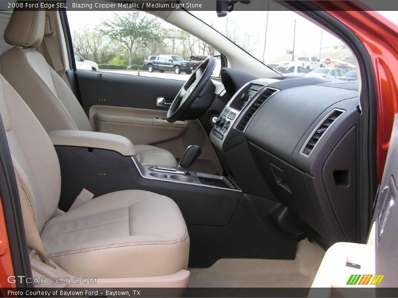 Blazing Copper Metallic / Medium Light Stone 2008 Ford Edge SEL