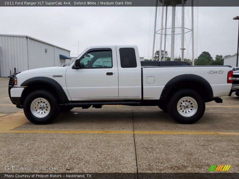 Oxford White / Medium Dark Flint 2011 Ford Ranger XLT SuperCab 4x4