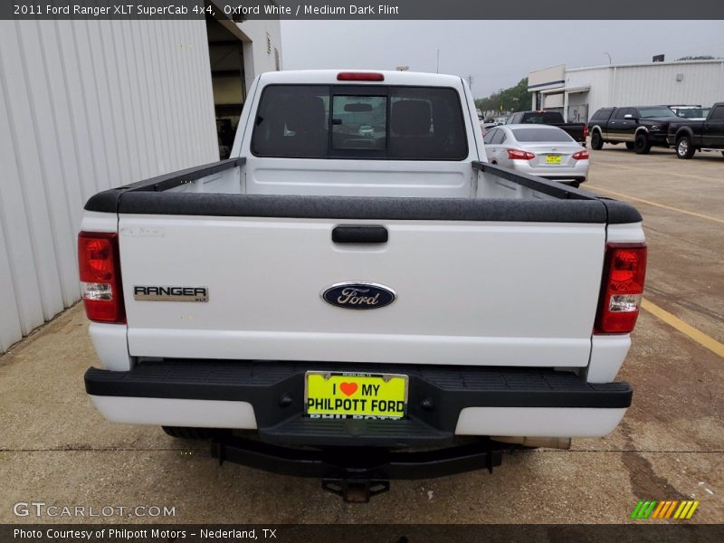 Oxford White / Medium Dark Flint 2011 Ford Ranger XLT SuperCab 4x4
