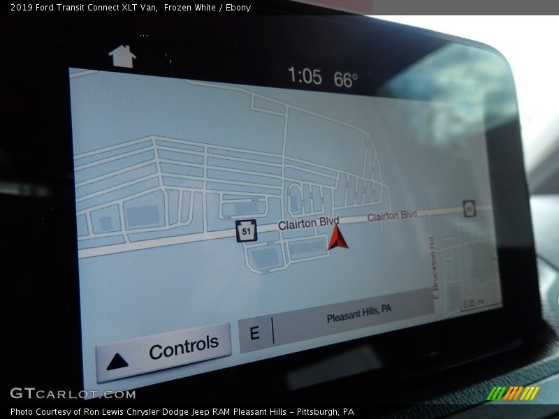 Frozen White / Ebony 2019 Ford Transit Connect XLT Van