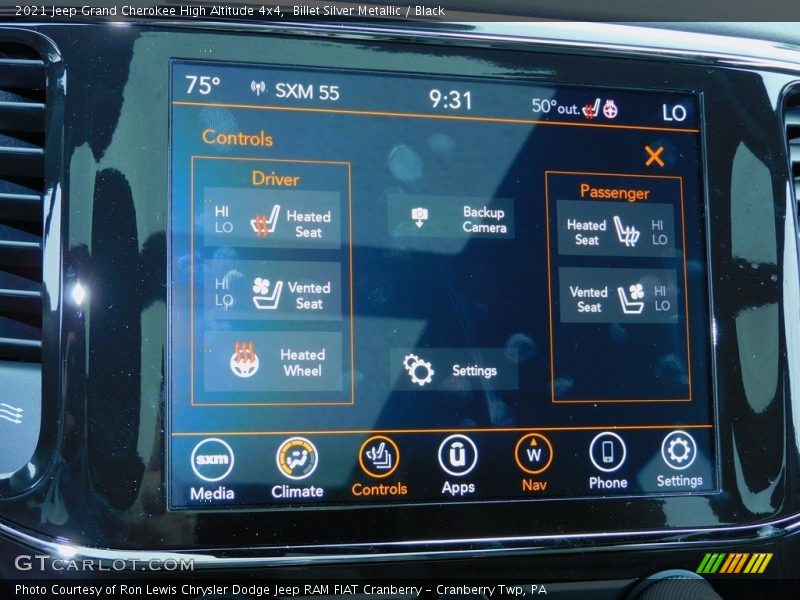 Billet Silver Metallic / Black 2021 Jeep Grand Cherokee High Altitude 4x4