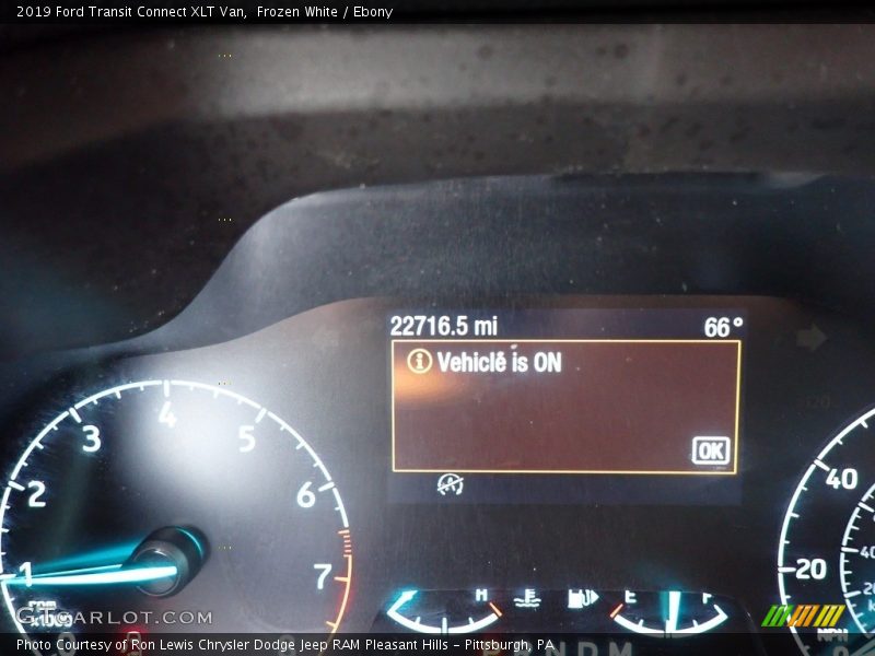 Frozen White / Ebony 2019 Ford Transit Connect XLT Van