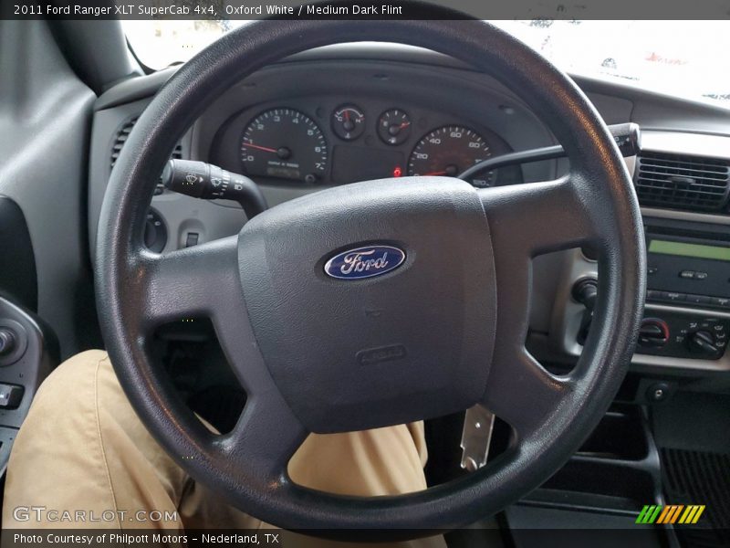 Oxford White / Medium Dark Flint 2011 Ford Ranger XLT SuperCab 4x4