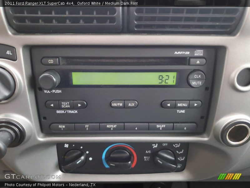 Oxford White / Medium Dark Flint 2011 Ford Ranger XLT SuperCab 4x4