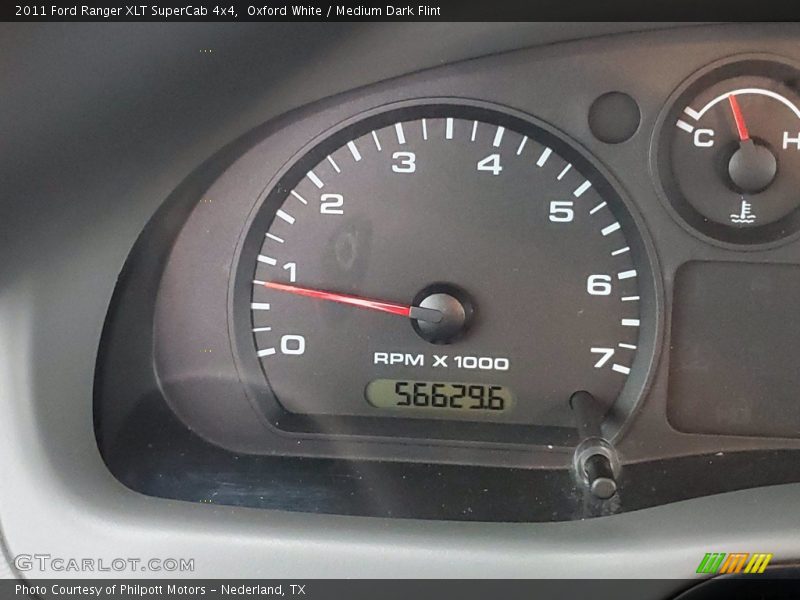 Oxford White / Medium Dark Flint 2011 Ford Ranger XLT SuperCab 4x4