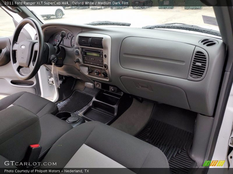 Oxford White / Medium Dark Flint 2011 Ford Ranger XLT SuperCab 4x4