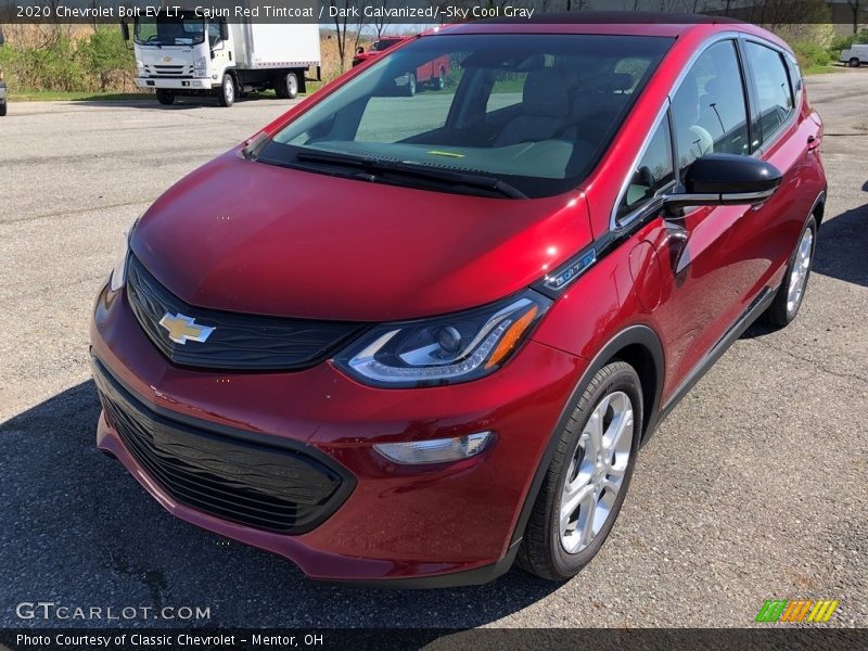 Cajun Red Tintcoat / Dark Galvanized/­Sky Cool Gray 2020 Chevrolet Bolt EV LT
