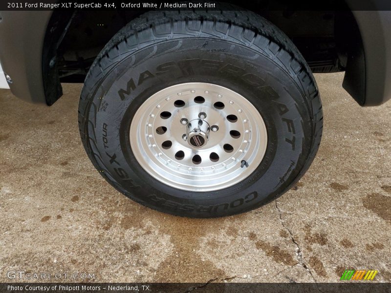 Oxford White / Medium Dark Flint 2011 Ford Ranger XLT SuperCab 4x4