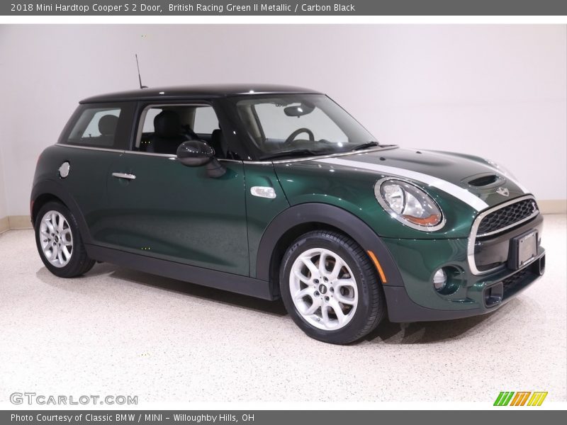 British Racing Green II Metallic / Carbon Black 2018 Mini Hardtop Cooper S 2 Door