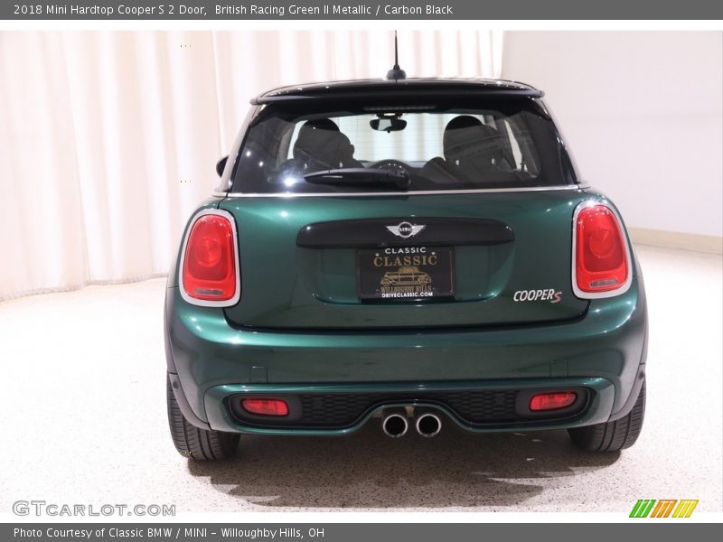 British Racing Green II Metallic / Carbon Black 2018 Mini Hardtop Cooper S 2 Door