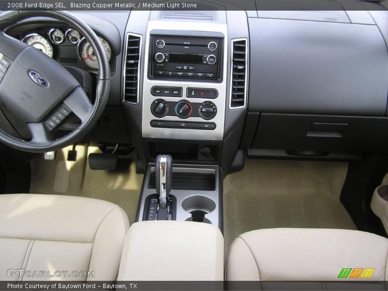 Blazing Copper Metallic / Medium Light Stone 2008 Ford Edge SEL