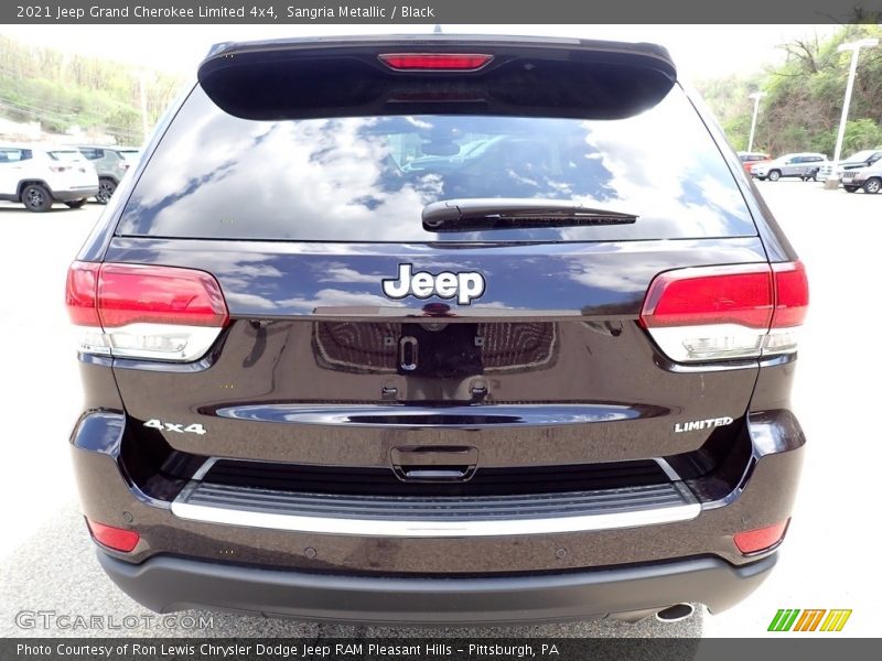 Sangria Metallic / Black 2021 Jeep Grand Cherokee Limited 4x4