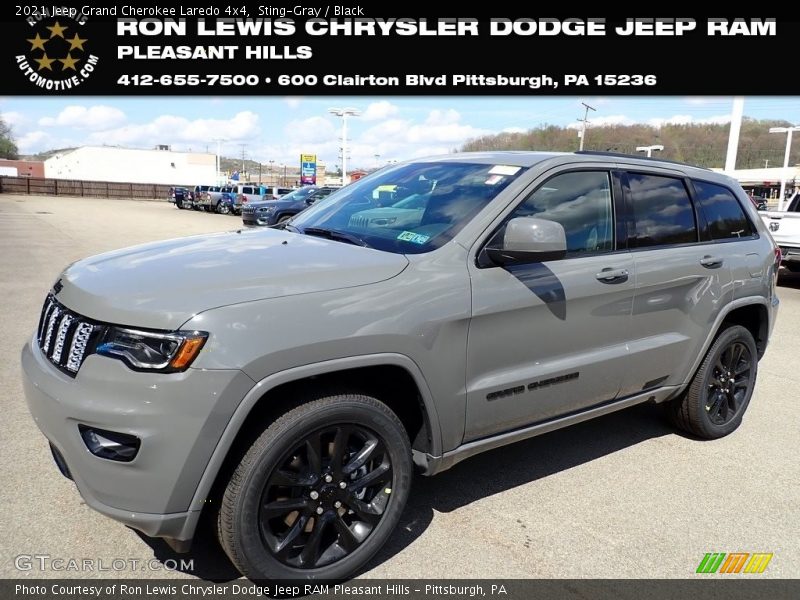 Sting-Gray / Black 2021 Jeep Grand Cherokee Laredo 4x4