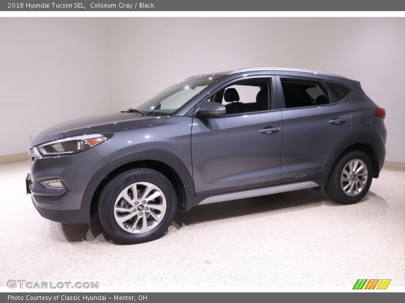 Coliseum Gray / Black 2018 Hyundai Tucson SEL