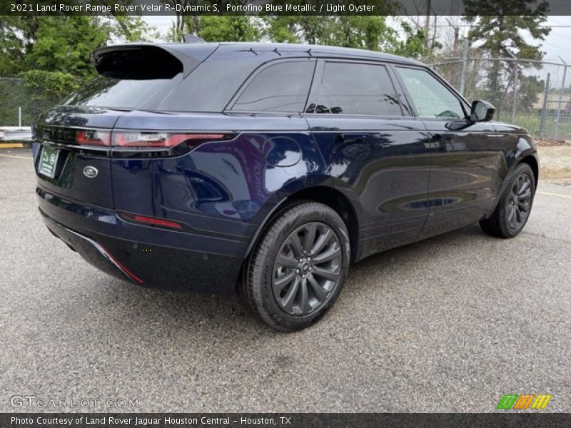 Portofino Blue Metallic / Light Oyster 2021 Land Rover Range Rover Velar R-Dynamic S