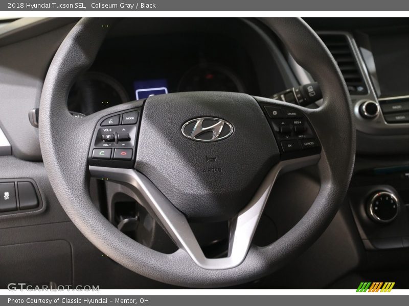 Coliseum Gray / Black 2018 Hyundai Tucson SEL