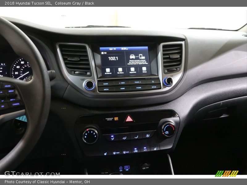 Coliseum Gray / Black 2018 Hyundai Tucson SEL