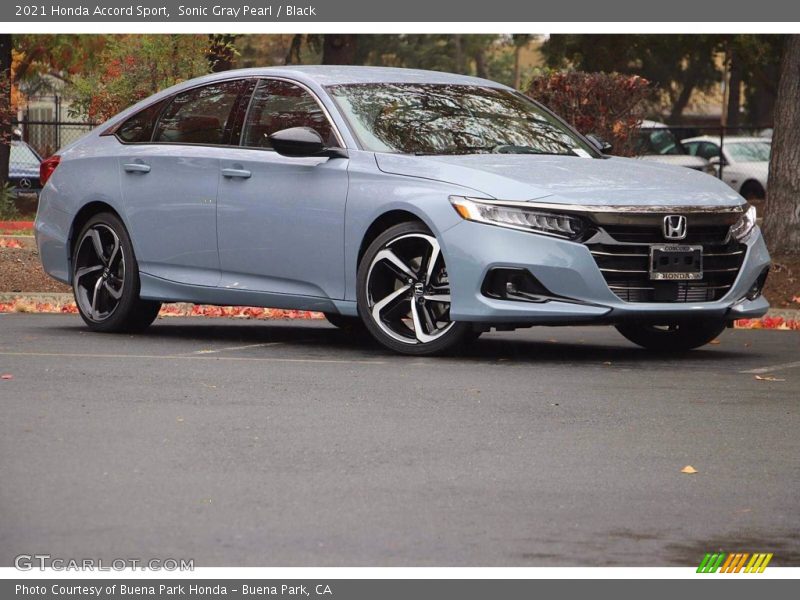 Sonic Gray Pearl / Black 2021 Honda Accord Sport