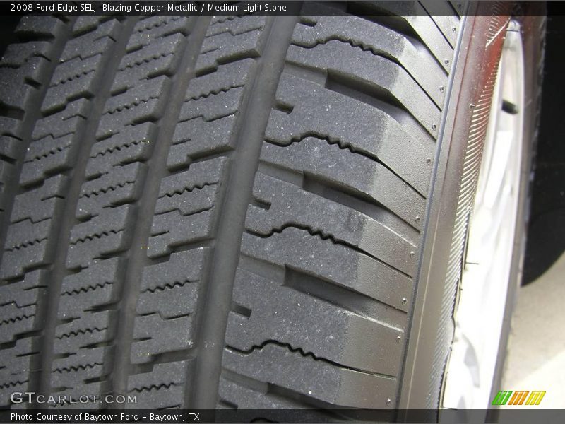 Blazing Copper Metallic / Medium Light Stone 2008 Ford Edge SEL